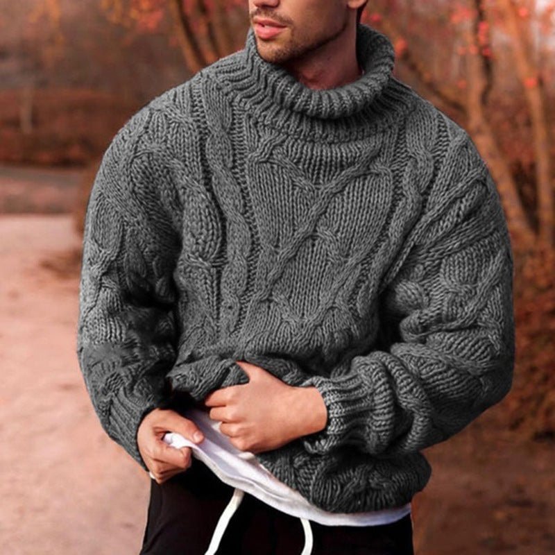 best Twisted turtleneck men's sweater men's sweater 0 shop online at M2K Trends for