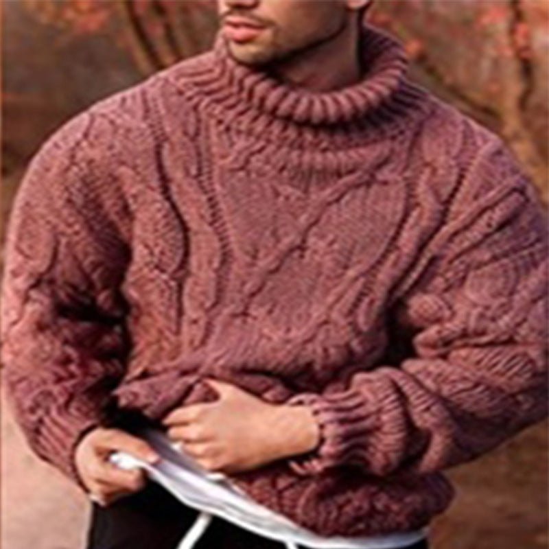 best Twisted turtleneck men's sweater men's sweater 0 shop online at M2K Trends for