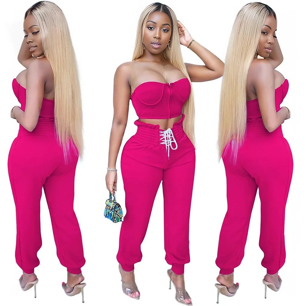 best two peice set for women two piece outfits 2 pieces sets women outfits crop tops pants tracksuit clothes for female Active Two 2 Pieces Set for Women shop online at M2K Trends for