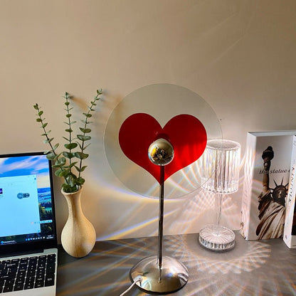 best USB Plug-in Love Bauhaus Table Lamp Net Red Atmosphere Lamp Bedroom Romantic Floor Lamp Art Deco Lights shop online at M2K Trends for LED Night Lights