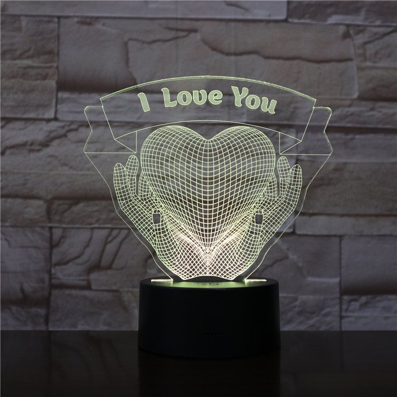 best Valentines Day Gift Hands Holding Love 3D Night Light Other shop online at M2K Trends for gift