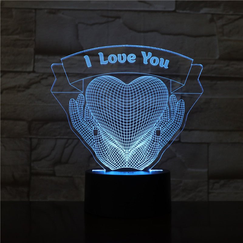 best Valentines Day Gift Hands Holding Love 3D Night Light Other shop online at M2K Trends for gift