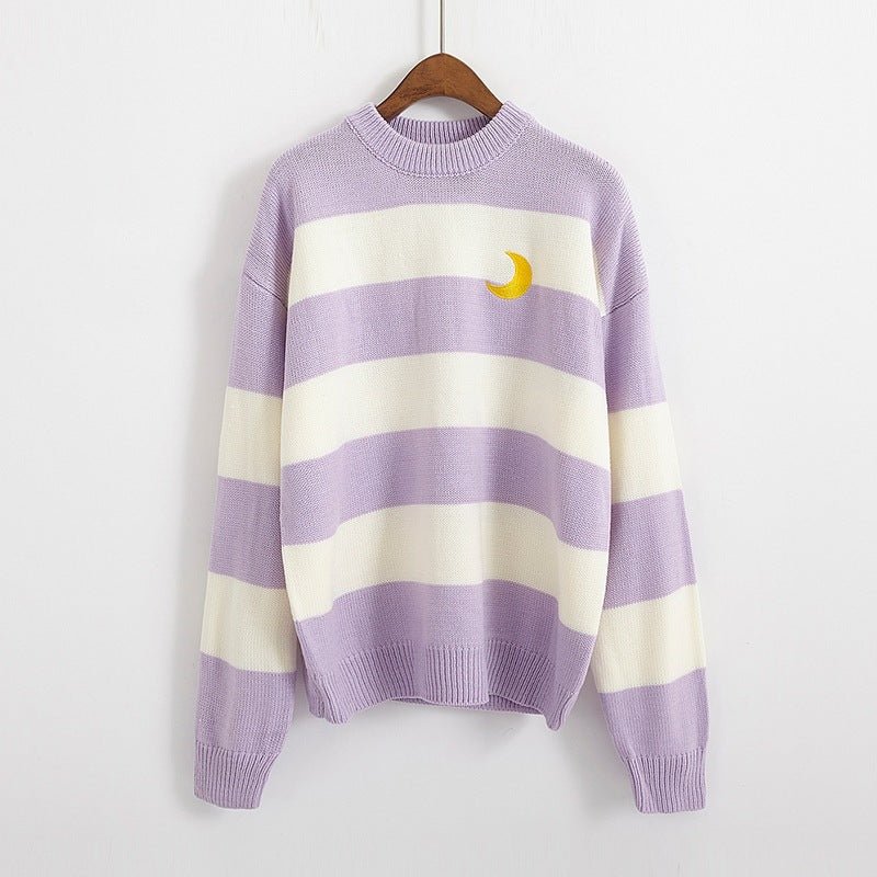 best Very Fairy Striped Sweater Knit Sweater 0 shop online at M2K Trends for