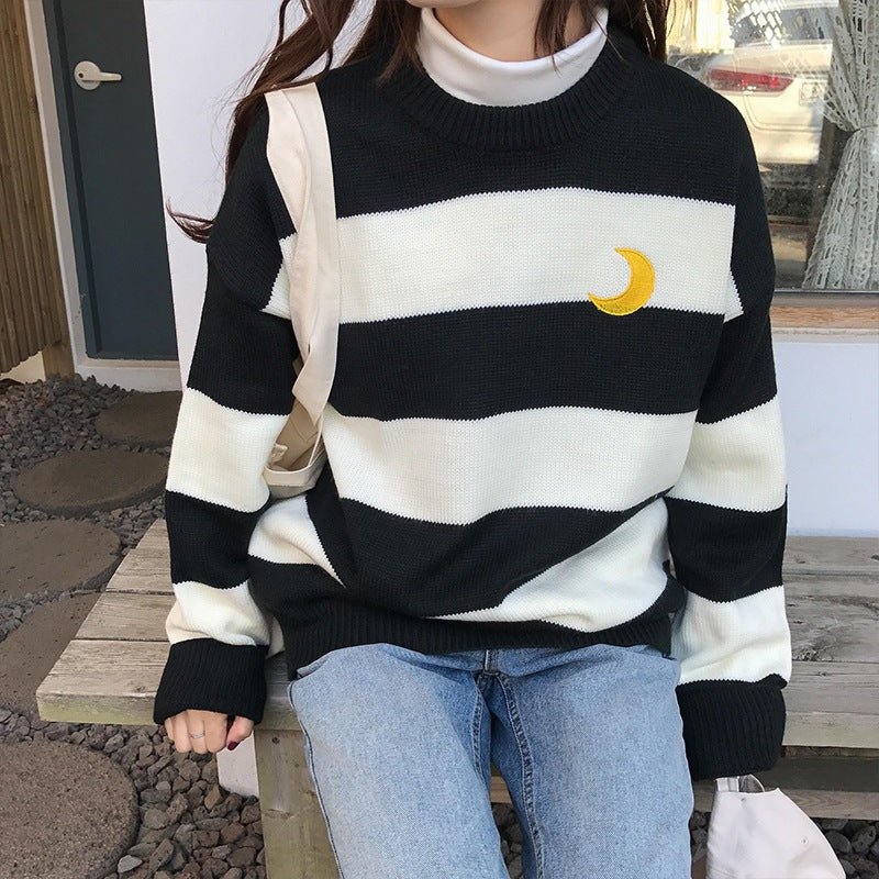 best Very Fairy Striped Sweater Knit Sweater 0 shop online at M2K Trends for