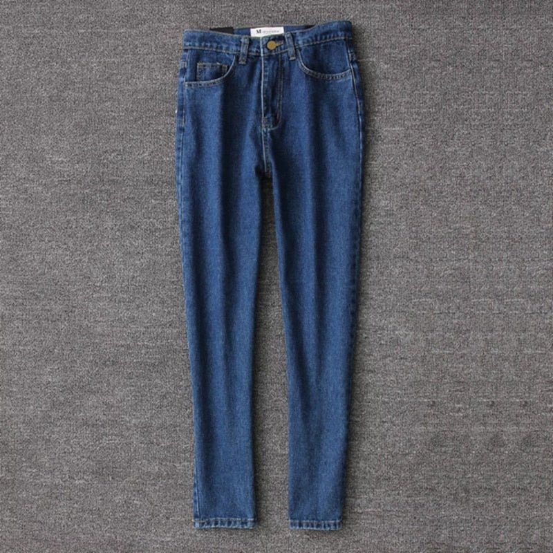 best Vintage ladies boyfriend jeans for women mom high waisted jeans blue casual pencil trousers korean streetwear denim pants 0 shop online at M2K Trends for