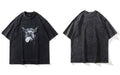 best Vintage Oversize T-Shirt Y2K Hip Hop Dobermann Dog Animal Graphic Print Washed Streetwear Tshirt 2023 Harajuku Fashion Loose Top 0 shop online at M2K Trends for
