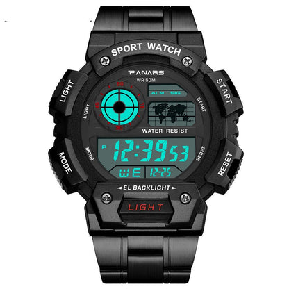 best Waterproof Multifunctional Waterproof Sports Watch Square Fashion Electronic Watch Jewelry & Watches shop online at M2K Trends for