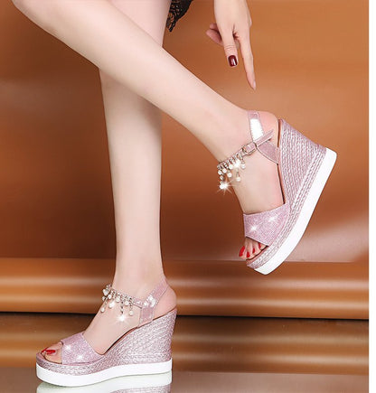 best Wedge Roman Sandals Platform Sandals sandals shop online at M2K Trends for #CanadaApparel #CanadianDesign