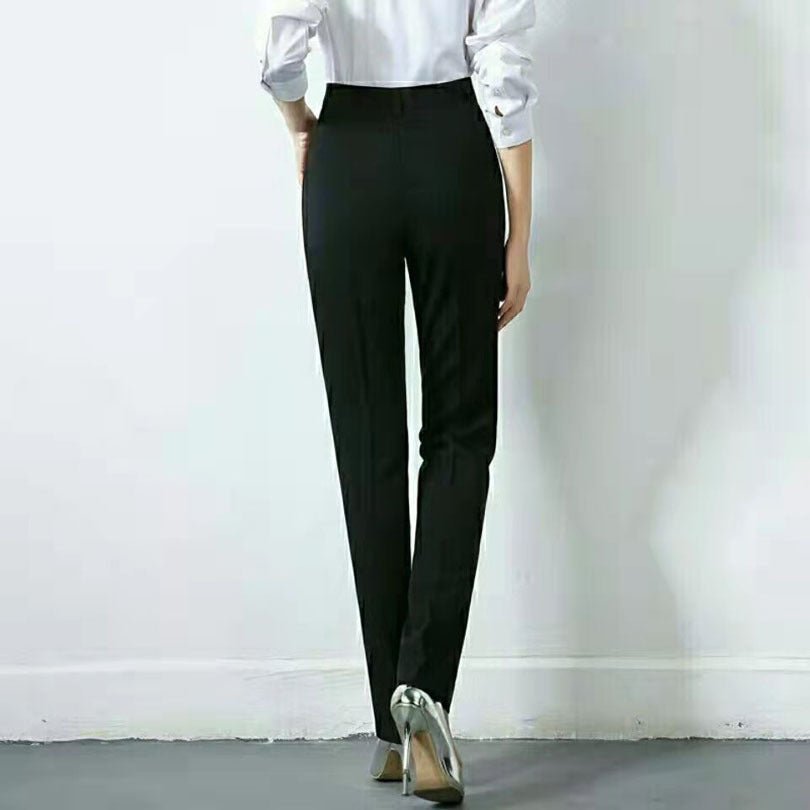 best Wide Leg Long Pants Black Professional Straight Pants women pants shop online at M2K Trends for Women