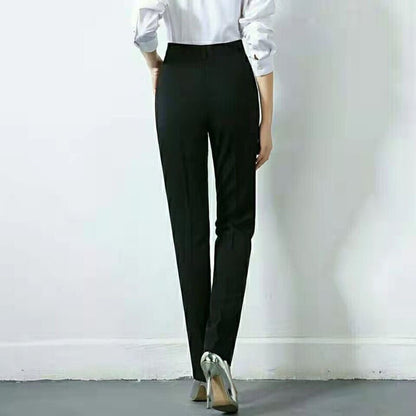 best Wide Leg Long Pants Black Professional Straight Pants women pants shop online at M2K Trends for Women