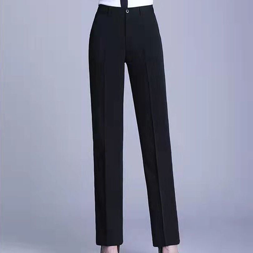 best Wide Leg Long Pants Black Professional Straight Pants women pants shop online at M2K Trends for Women