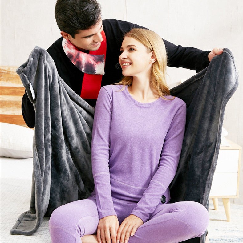 best Winter Flannel Heated Blanket Cold Protection Body Warmer Usb Heated Warm Shawl Electric Heated Plush Blanket 0 shop online at M2K Trends for
