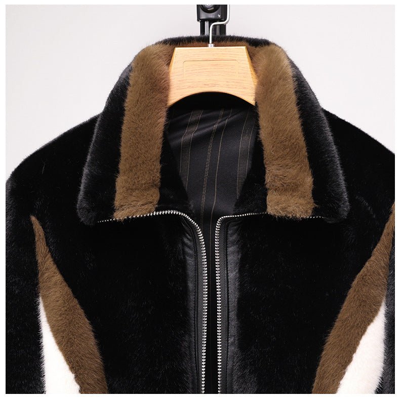 best Winter Men's Warm Mink Fur Jacket Coat 0 shop online at M2K Trends for