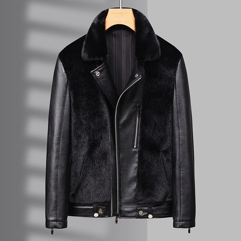 best Winter Men's Warm Mink Fur Jacket Coat 0 shop online at M2K Trends for