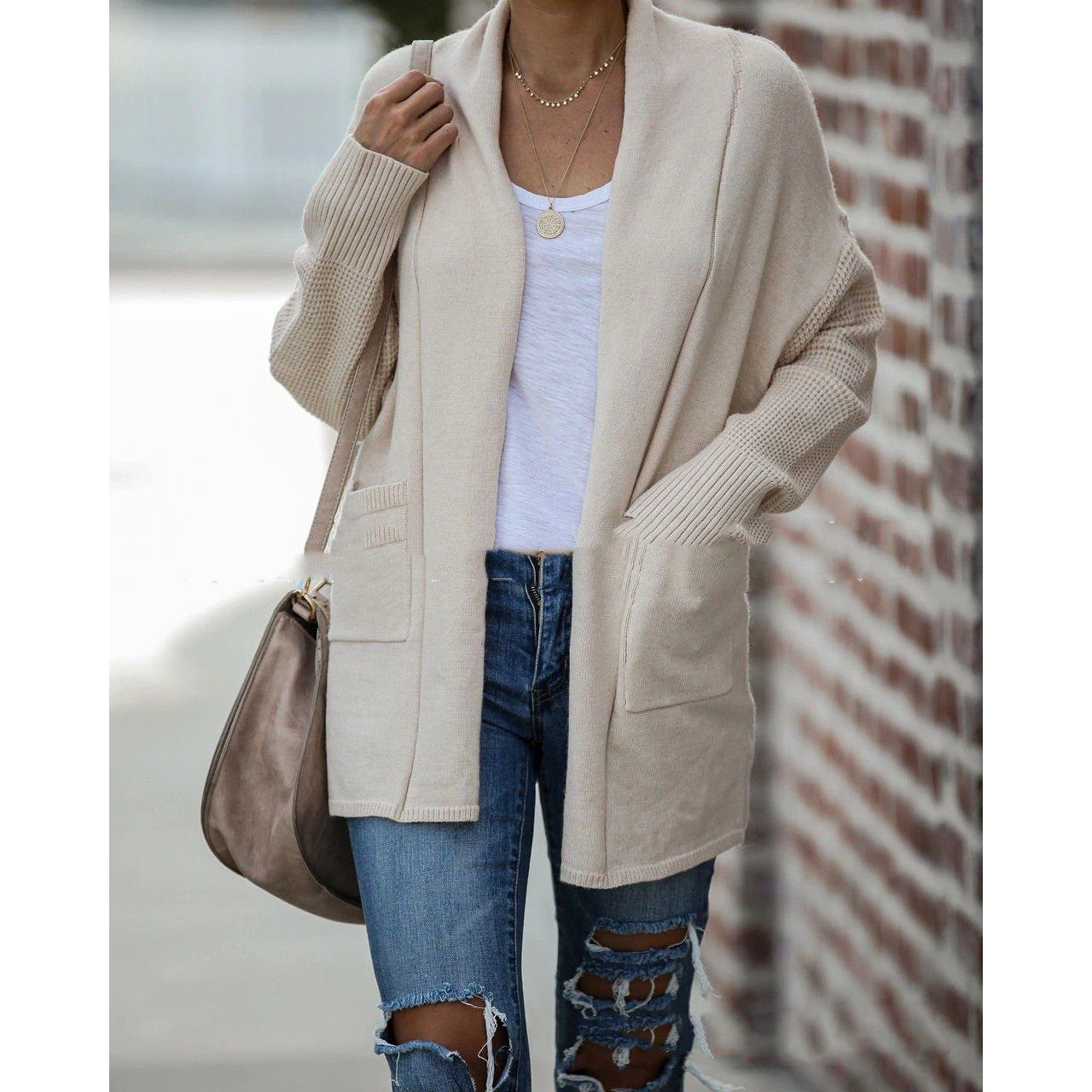 best Winter Sweater Bat Sleeve Cardigan Sweater Coat Sweater Women 0 shop online at M2K Trends for