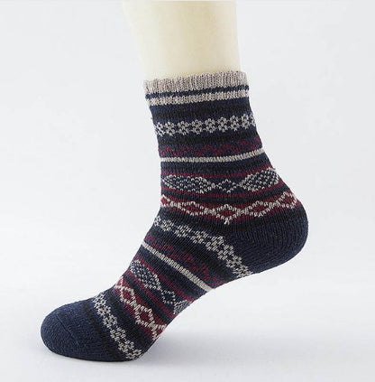 best Winter Thick Warm Stripe Wool Socks Casual Sock Business Socks 0 shop online at M2K Trends for