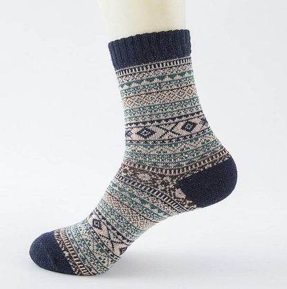 best Winter Thick Warm Stripe Wool Socks Casual Sock Business Socks 0 shop online at M2K Trends for