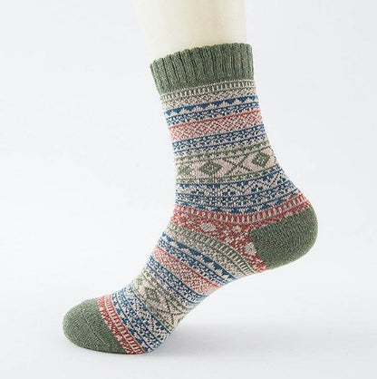 best Winter Thick Warm Stripe Wool Socks Casual Sock Business Socks 0 shop online at M2K Trends for