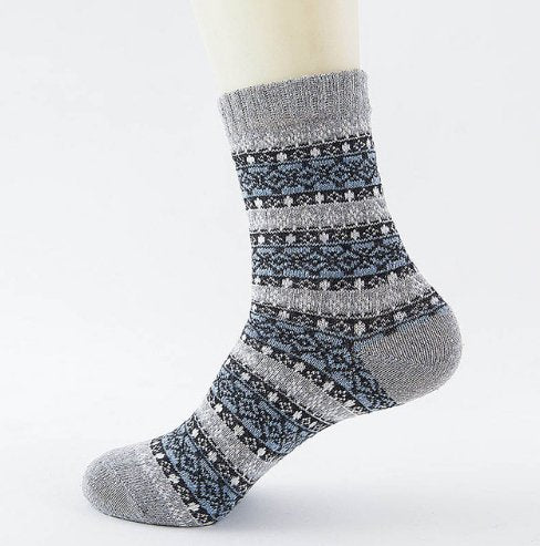 best Winter Thick Warm Stripe Wool Socks Casual Sock Business Socks 0 shop online at M2K Trends for