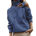 best Winter women sweater leopard stitching sweater 0 shop online at M2K Trends for