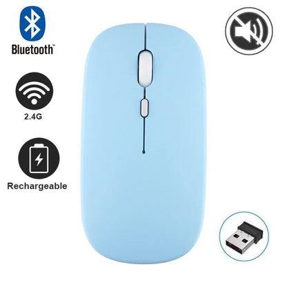 best Wireless Mouse 2.4G Bluetooth Mice for Macbook Samsung Laptop Silent Ergonomic Rechargeable Mice with LED Backlit USB Mice shop online at M2K Trends for