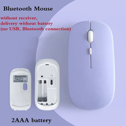 best Wireless Mouse 2.4G Bluetooth Mice for Macbook Samsung Laptop Silent Ergonomic Rechargeable Mice with LED Backlit USB Mice shop online at M2K Trends for