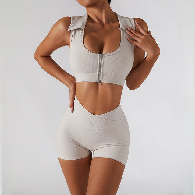 best With Zipper Gym Set Fitness Clothing Women Sports 0 shop online at M2K Trends for