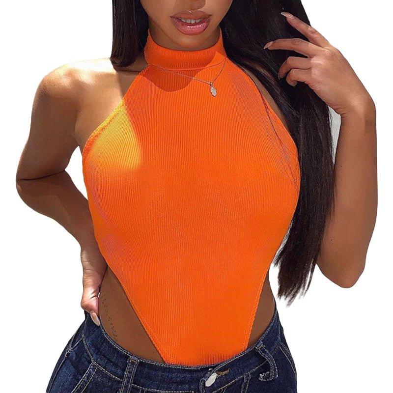 best Women Body-fitting Body Underwear Round Collar Sleeveless Jumpsuit Lady Sexy Body Vest Top Stretch Leotard Short Sleeve Tops 0 shop online at M2K Trends for