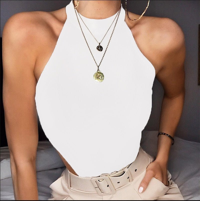 best Women Body-fitting Body Underwear Round Collar Sleeveless Jumpsuit Lady Sexy Body Vest Top Stretch Leotard Short Sleeve Tops 0 shop online at M2K Trends for