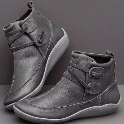 best Women Boots Fashion Rubber Pu Casual Round Toe Slip-on Women Boot Shoes New Winter 2022 Chaussure Zapatos Mujer women shoes shop online at M2K Trends for women`s shoes