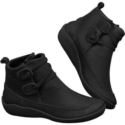 best Women Boots Fashion Rubber Pu Casual Round Toe Slip-on Women Boot Shoes New Winter 2022 Chaussure Zapatos Mujer women shoes shop online at M2K Trends for women`s shoes