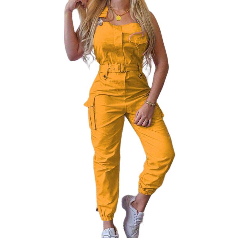 best Women Casual Cargo Playsuit pants Sleeveless Women Casual Cargo Playsuit shop online at M2K Trends for Women Casual Cargo Playsuit
