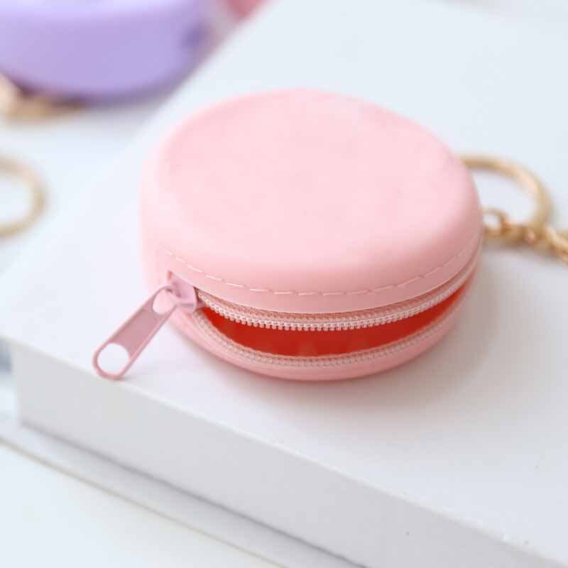 best Women Girls Coin Key Bag Cute Round Silicone Candy Color Coin Purse Small Wallet Mini Data Cable Headset Bag Purses Kid Gift 0 shop online at M2K Trends for