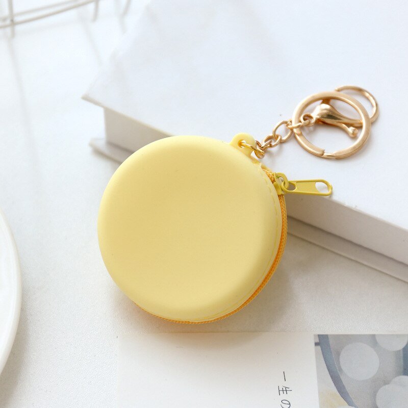 best Women Girls Coin Key Bag Cute Round Silicone Candy Color Coin Purse Small Wallet Mini Data Cable Headset Bag Purses Kid Gift 0 shop online at M2K Trends for
