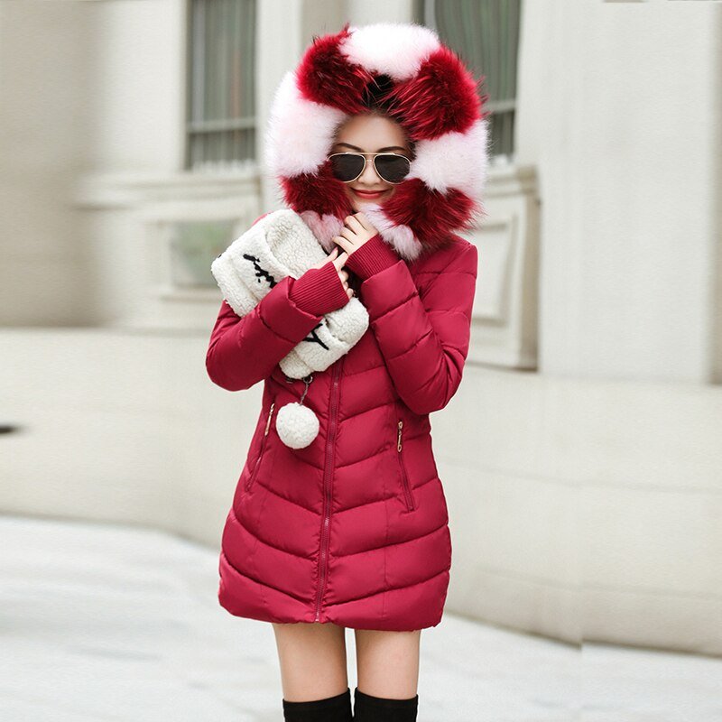 best Women Hooded With Fur Jackets & Coats shop online at M2K Trends for 2022 New Arrival Winter Jacket Women