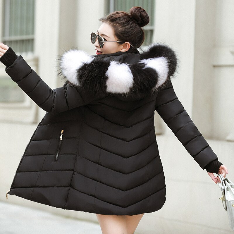 best Women Hooded With Fur Jackets & Coats shop online at M2K Trends for 2022 New Arrival Winter Jacket Women