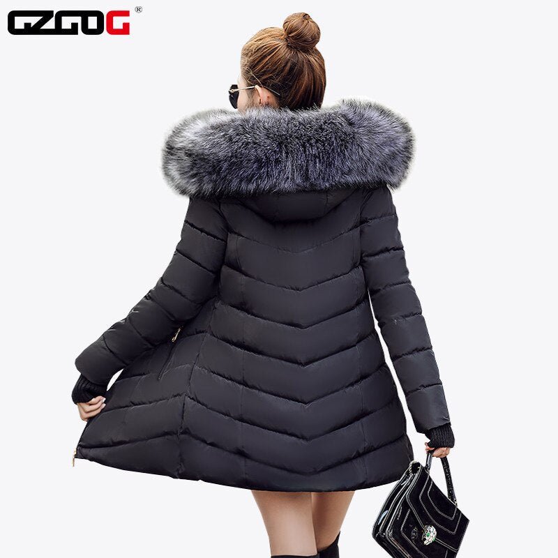 best Women Hooded With Fur Jackets & Coats shop online at M2K Trends for 2022 New Arrival Winter Jacket Women