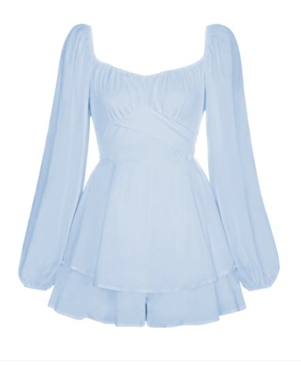 best Women Jumpsuit Short Puff Sleeve Fashion Ruffle Shorts 0 shop online at M2K Trends for