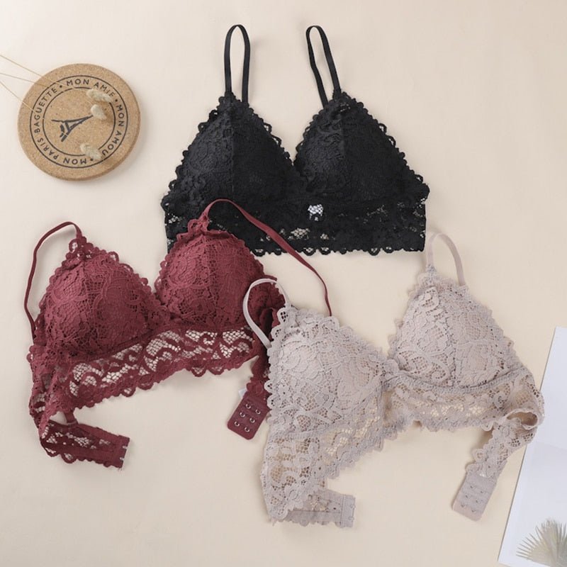 best Women Lace Bralette Seamless Bras Sexy Beauty Back Tube Tops Girls Underwear Gathered Bras 0 shop online at M2K Trends for