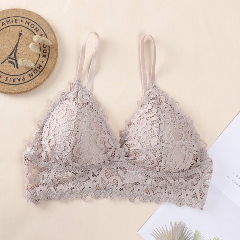 best Women Lace Bralette Seamless Bras Sexy Beauty Back Tube Tops Girls Underwear Gathered Bras 0 shop online at M2K Trends for
