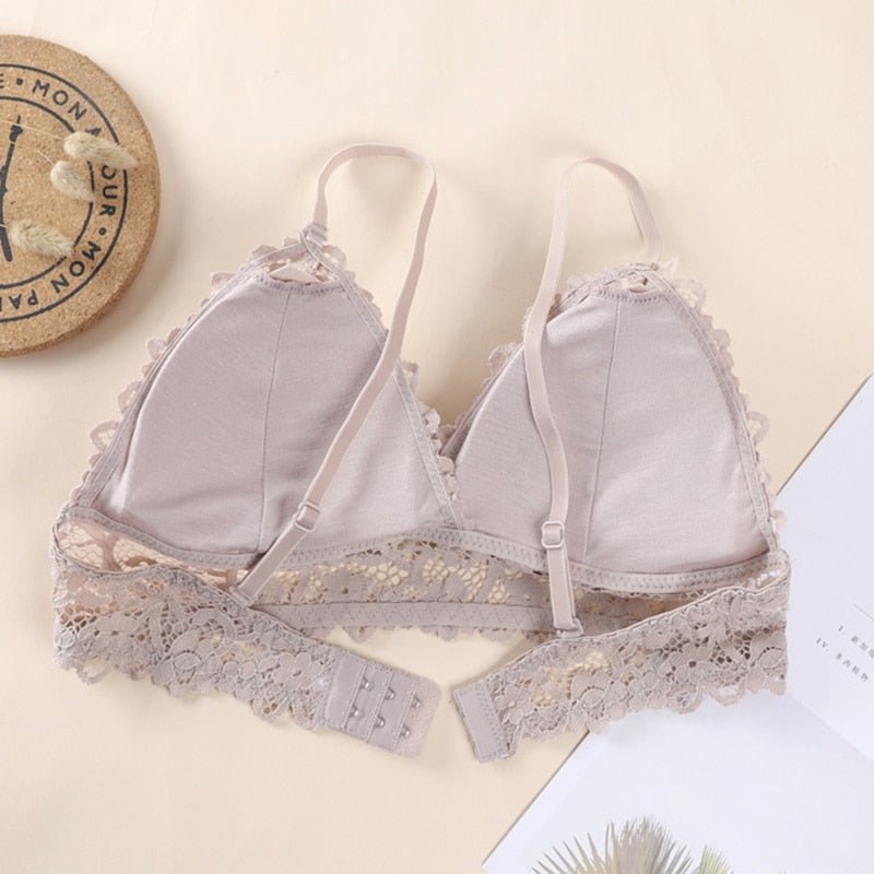 best Women Lace Bralette Seamless Bras Sexy Beauty Back Tube Tops Girls Underwear Gathered Bras 0 shop online at M2K Trends for