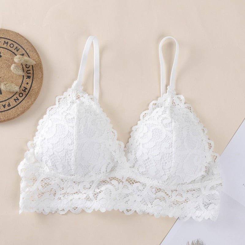 best Women Lace Bralette Seamless Bras Sexy Beauty Back Tube Tops Girls Underwear Gathered Bras 0 shop online at M2K Trends for