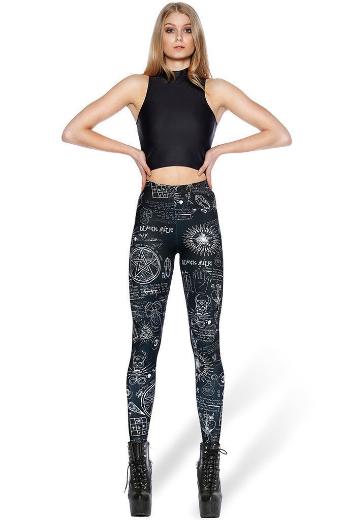 best Women Leggings Fitness Black Skeleton Sexy Leggings Clothing shop online at M2K Trends for leggings