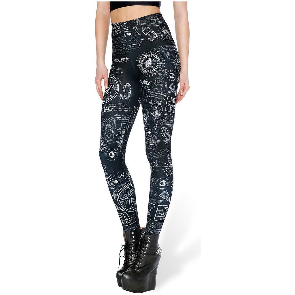 best Women Leggings Fitness Black Skeleton Sexy Leggings Clothing shop online at M2K Trends for leggings