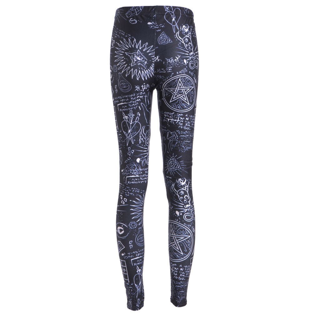 best Women Leggings Fitness Black Skeleton Sexy Leggings Clothing shop online at M2K Trends for leggings