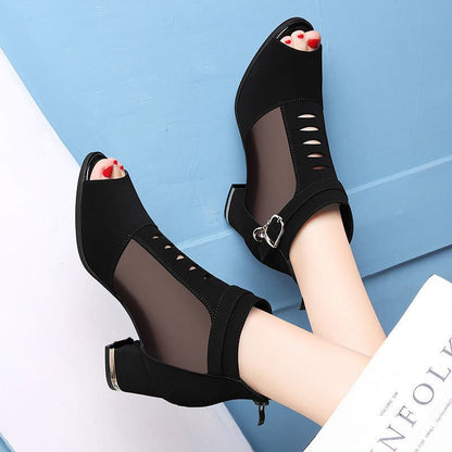 best Women Peep Toe Sandals Boots Footwear shop online at M2K Trends for Ankle Boots