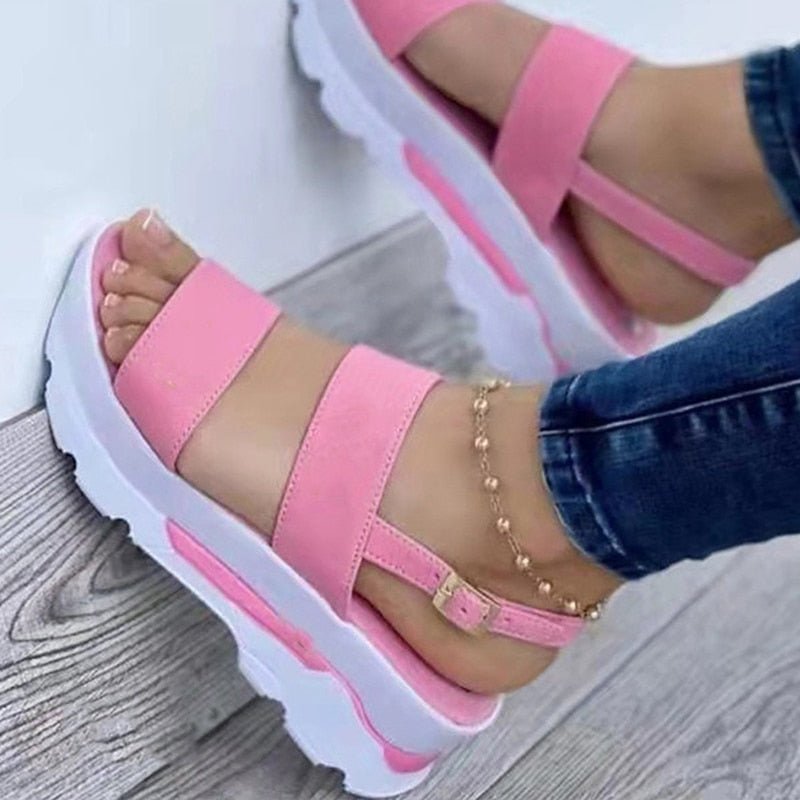 best Women Sandals Lightweight Heels Sandals Summer Shoes For Women Wedge Sandal With Platform Sandalias Mujer Wedges Shoes Female 0 shop online at M2K Trends for