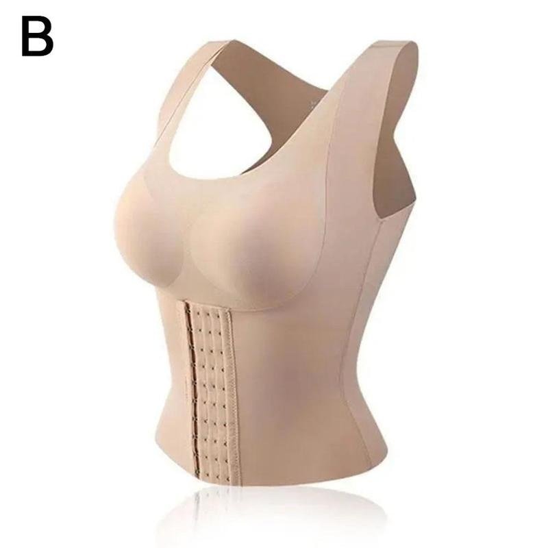 best Women Shapewear Girdle Posture Corrector Bra Seamless Control Top Tops Shaper Vest Body Tummy Sheath Corset Underwear Slimm H7P0 shop online at M2K Trends for