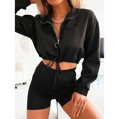 best Women Short Hoodies Series Autumn Streetwear Sexy Hoodie 0 shop online at M2K Trends for