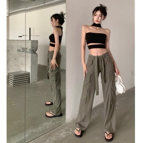 best Women Summer Crop Tops Female Halter Sleeveless Tops Slim Fit Summer Casual Solid Color Backless Crop Tube Tops Streetwear 0 shop online at M2K Trends for